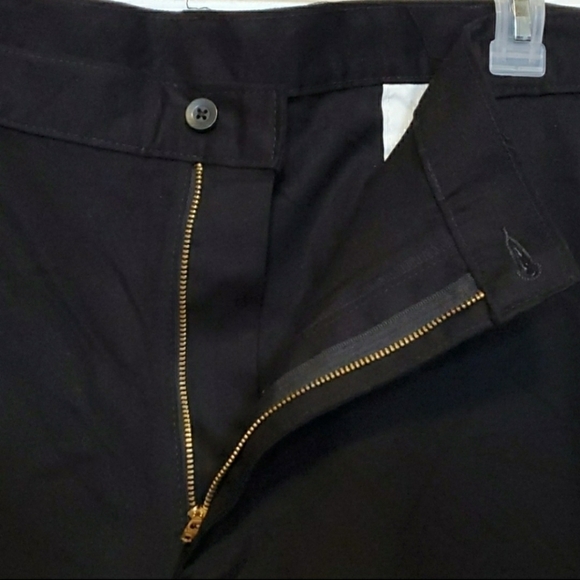 George Men’s Black Dress Pants Big & Short 60x30 Work Career Office EUC - Picture 3 of 8